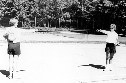 Moss Lake Camp for Girls Fencing Class-Lodge 1962